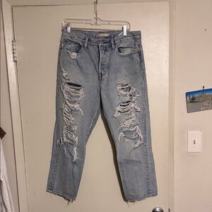 Levi's Light Blue Women’s Distressed Jeans